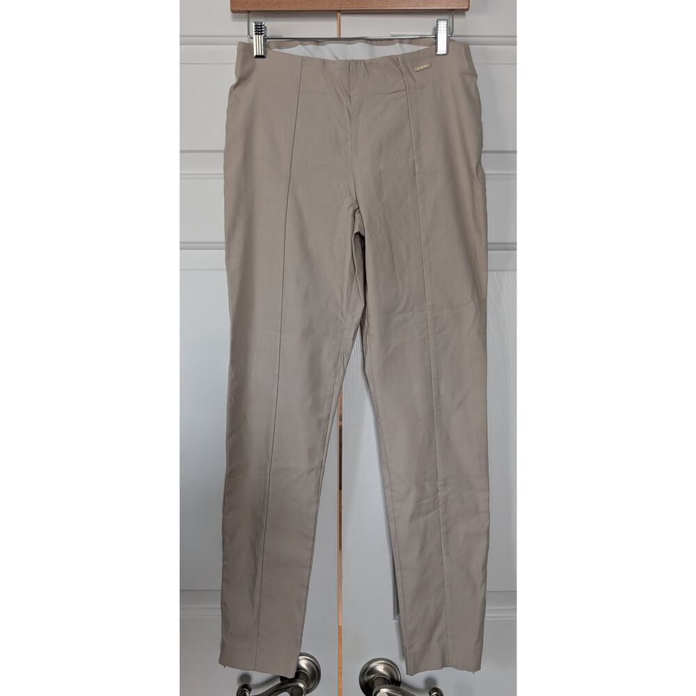 Tahari Tan Ponte Slimming Pants NEW!